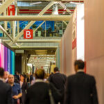 Corridor with people at Cersaie Bologna